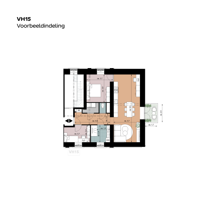 Vlinderheide, VH, bouwnummer: 15, Kerkrade