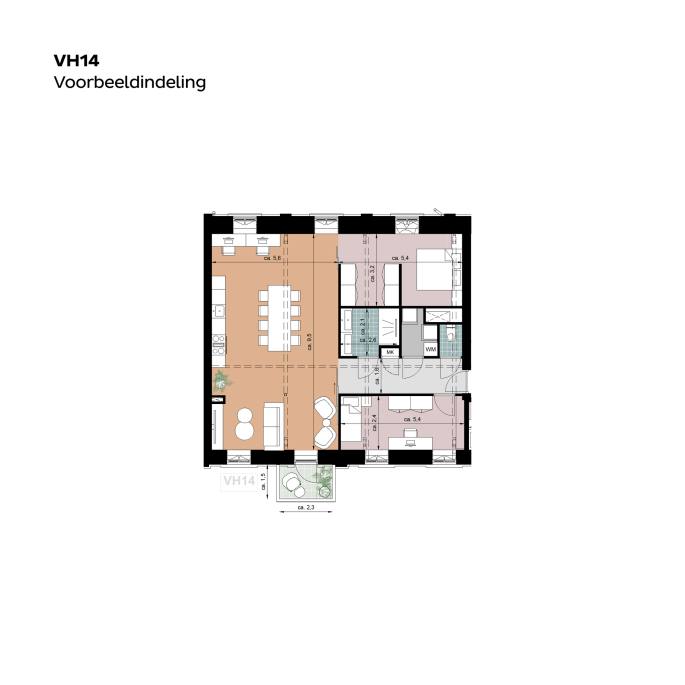 Vlinderheide, VH, bouwnummer: 14, Kerkrade