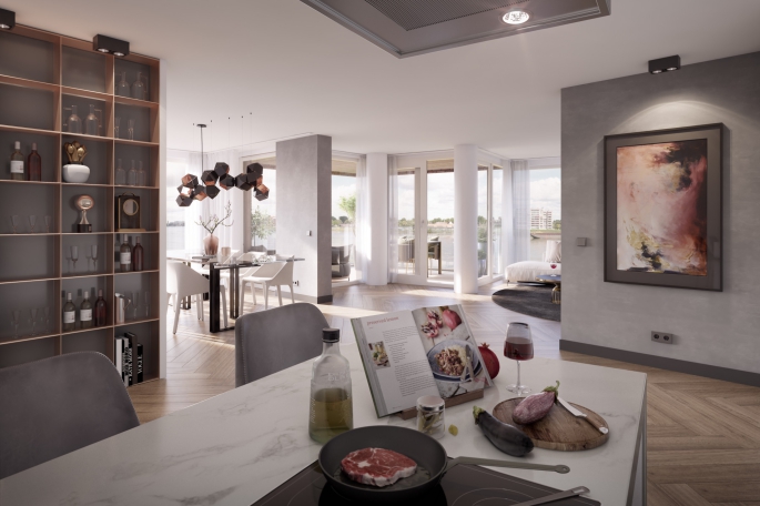 Wervenkade, Type 8 appartement, Dordrecht