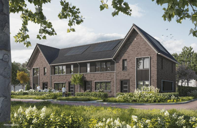 Dordts buiten - Fase 1A Roosdom Tijhuis, Hazelaar tussenwoning, Dordrecht