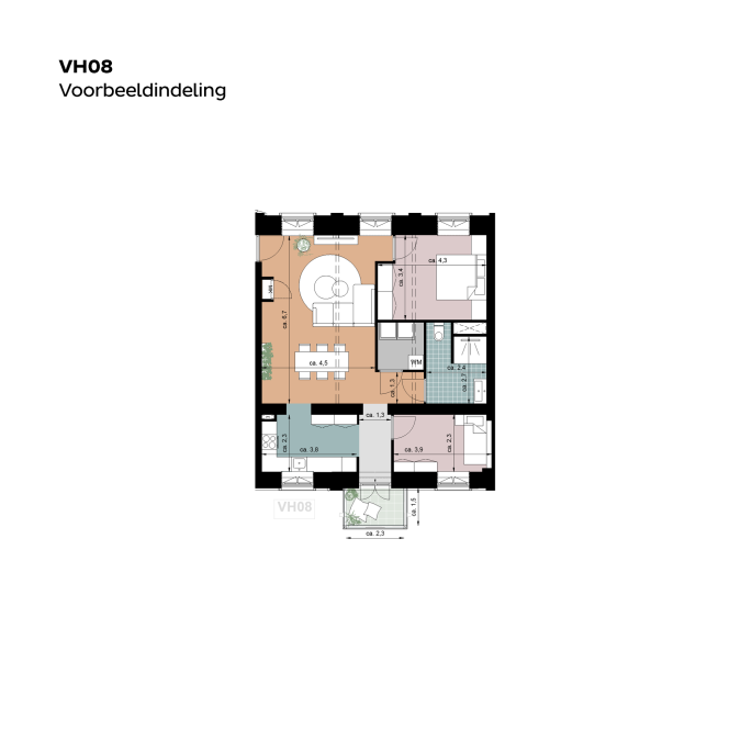 Vlinderheide, VH, bouwnummer: 08, Kerkrade