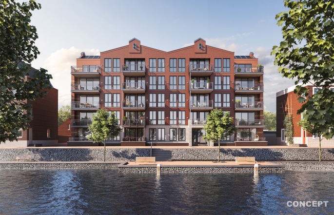 De Veerkade fase 3 - appartementen, Appartement - Type F, Spijkenisse